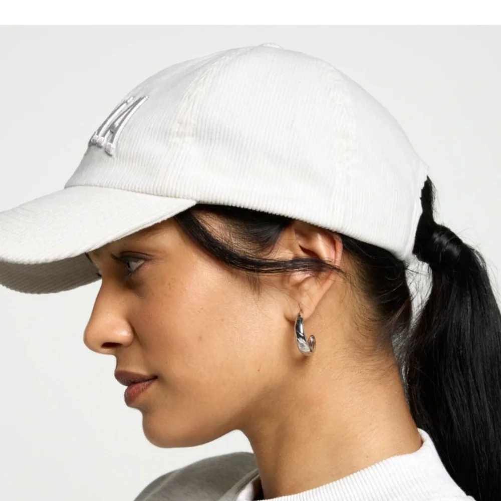 CALIA By Carrie Underwood Women's Anniversary Corduroy Cap WHITE /Gold NWT